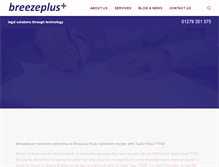Tablet Screenshot of breezeplus.co.uk
